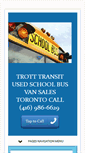 Mobile Screenshot of canadianschoolbussales.com