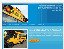 Tablet Screenshot of canadianschoolbussales.com